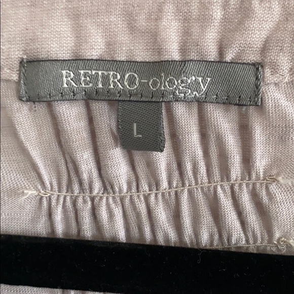 Tan and cream tunic length top - Picture 3 of 6